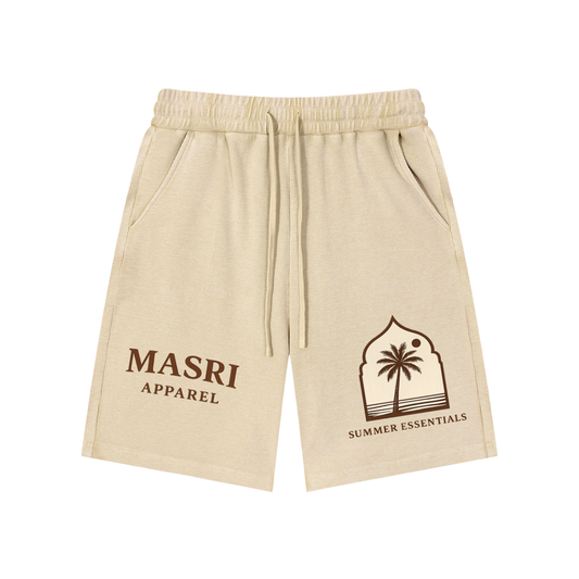 Masri Apparel Summer Essentials Shorts – Apricot